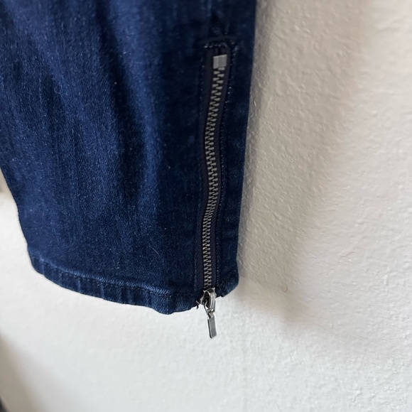 White House Black Market Skinny Blue Ankle Zip Jeans - Picture 5 of 7